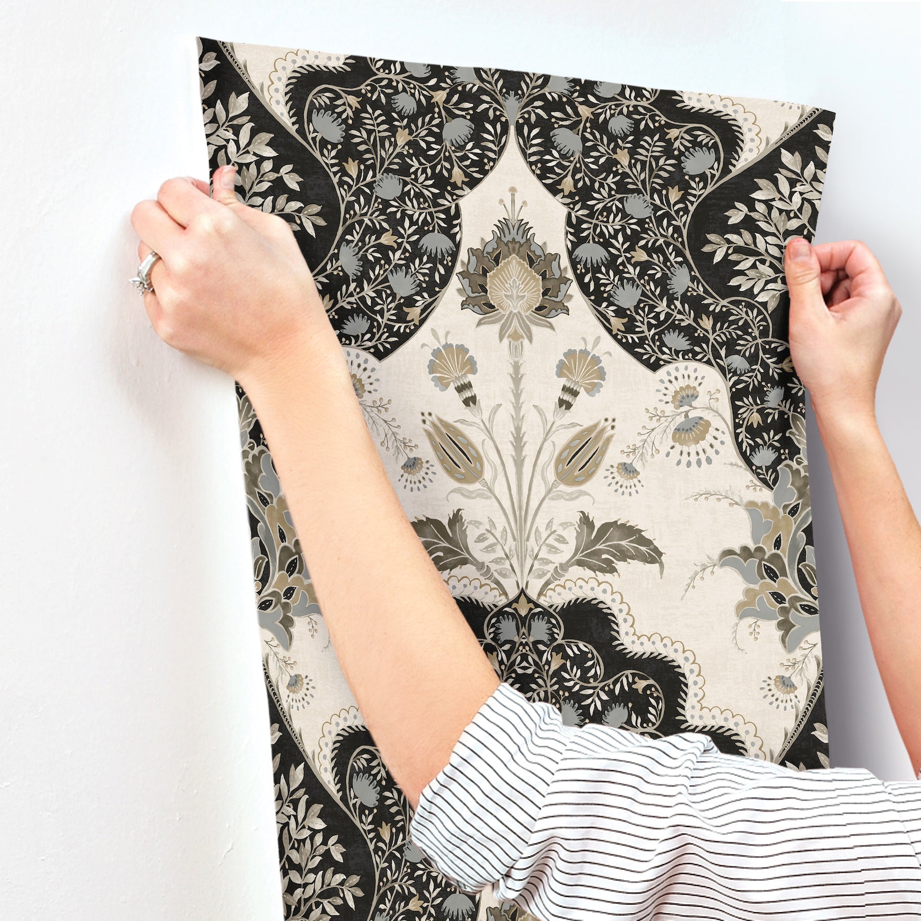 Auden Floral Grandeur Wallpaper Wallpaper A-Street Prints