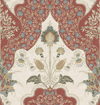 Auden Floral Grandeur Wallpaper Wallpaper A-Street Prints Roll Ruby