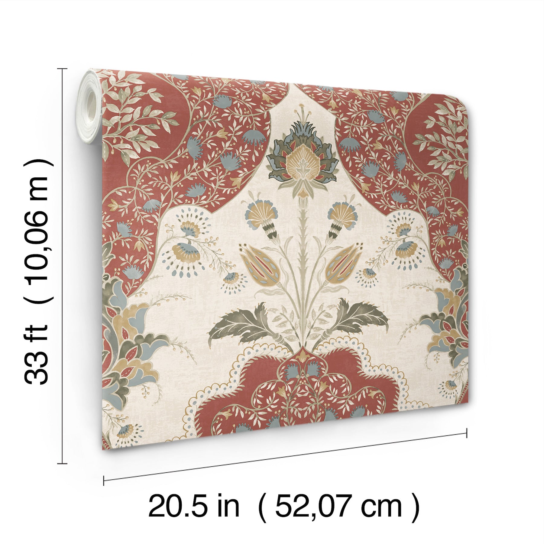 Auden Floral Grandeur Wallpaper Wallpaper A-Street Prints