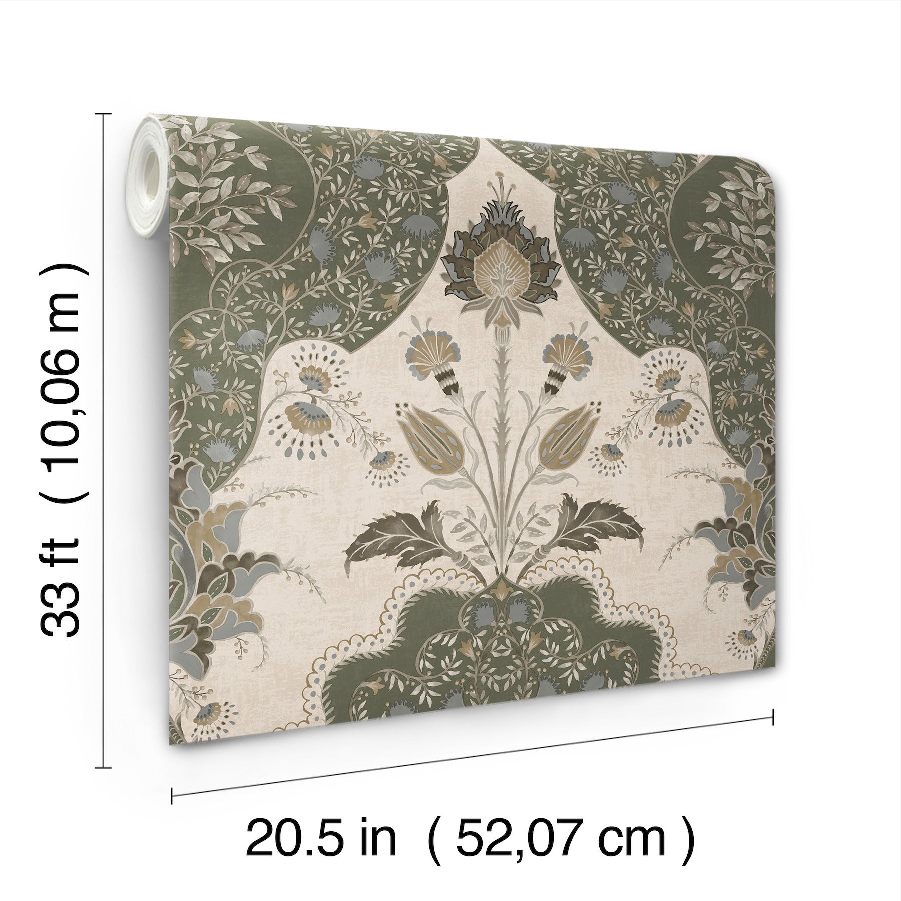 Auden Floral Grandeur Wallpaper Wallpaper A-Street Prints