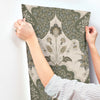 Auden Floral Grandeur Wallpaper Wallpaper A-Street Prints