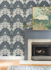 Auden Floral Grandeur Wallpaper Wallpaper A-Street Prints