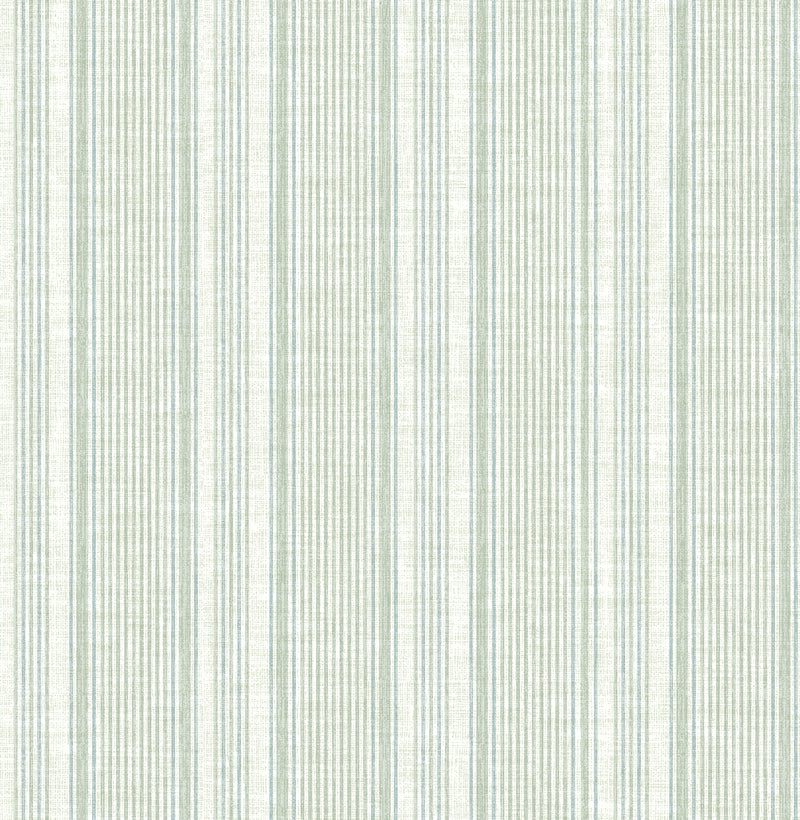 Ayanna Striped Wallpaper Wallpaper A-Street Prints Roll Light Green