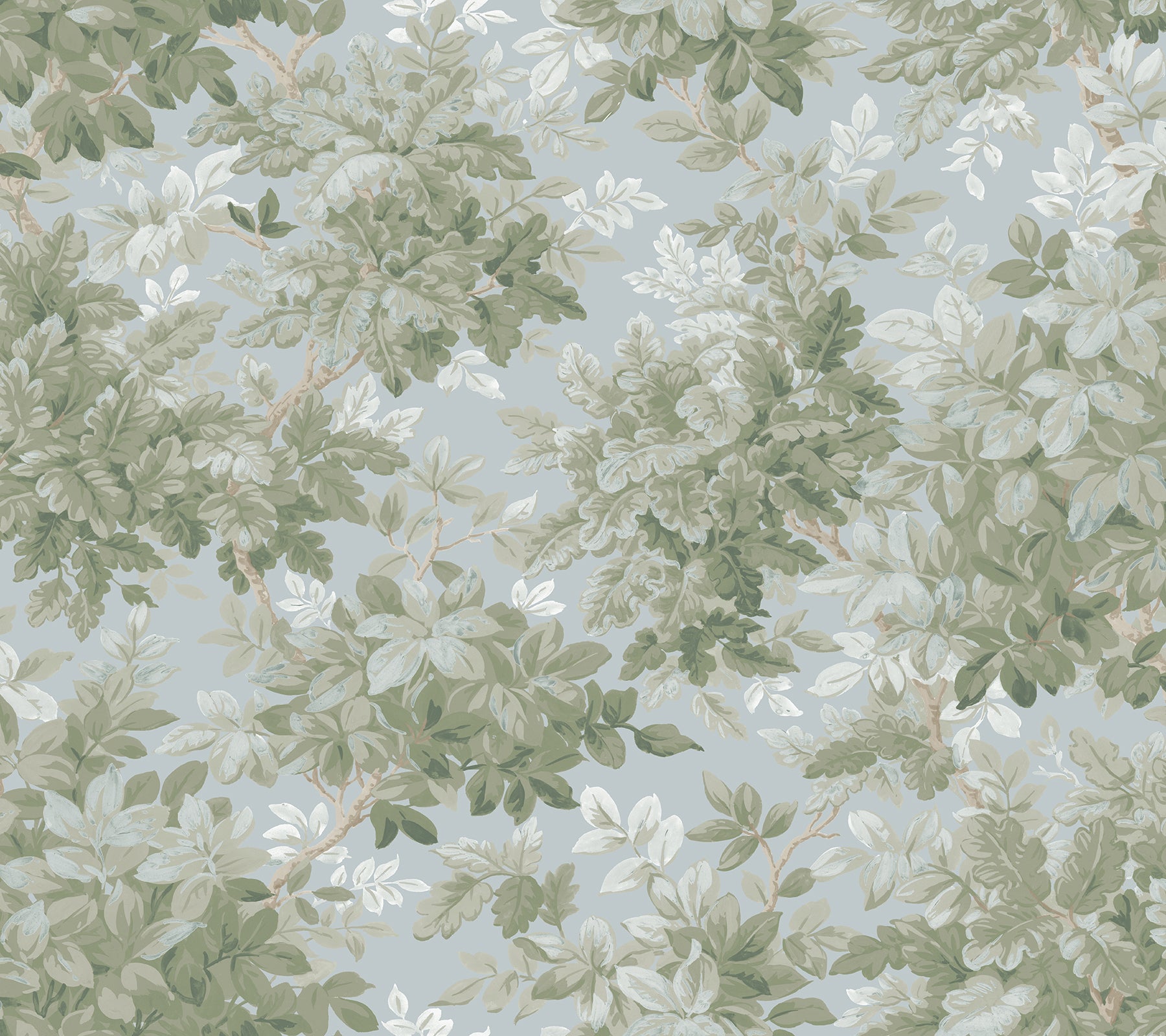 Greenwood Deciduous Wallpaper Swatch Image