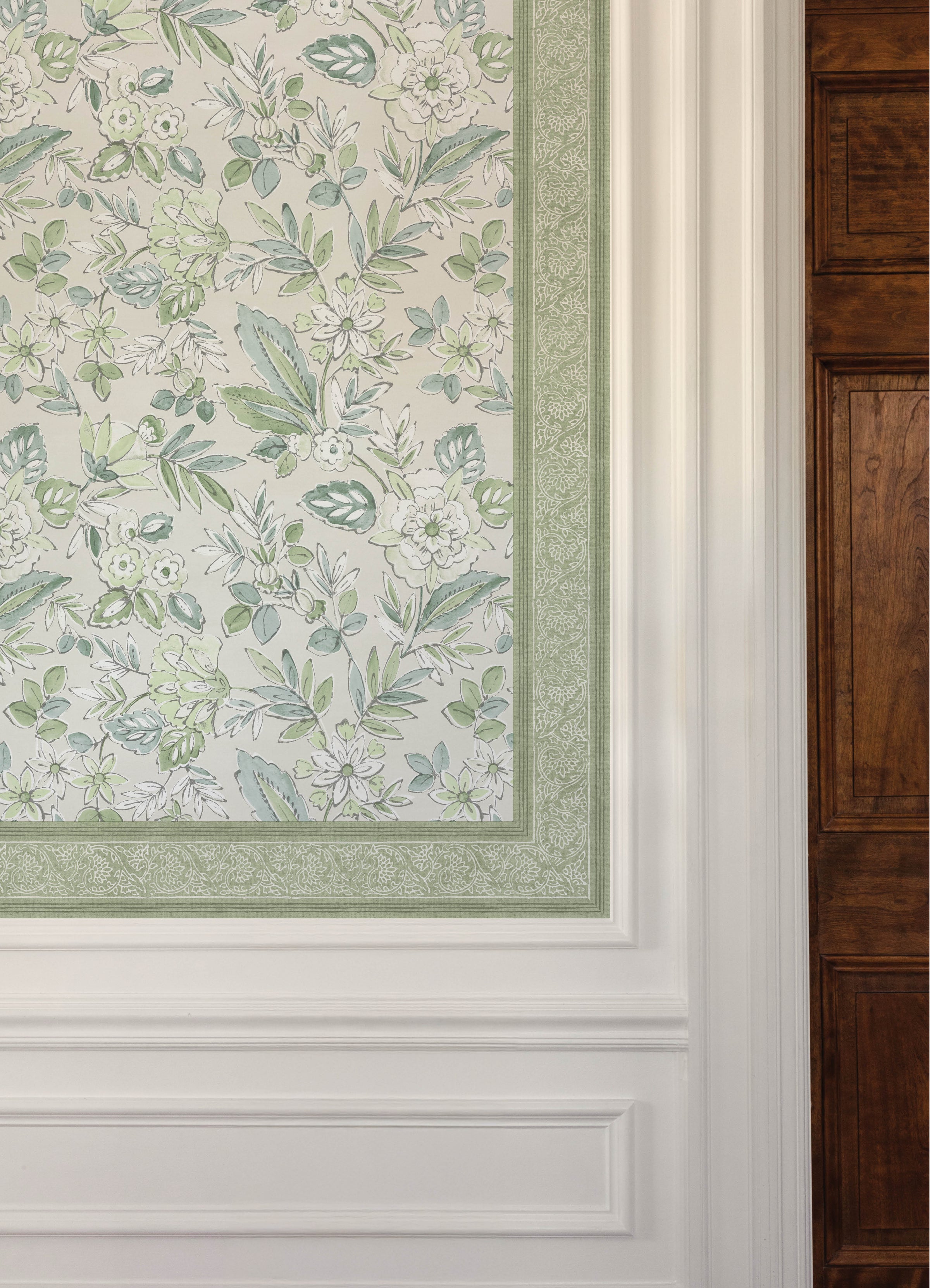 Carved Floral Wallpaper Border Wallpaper Border Chesapeake