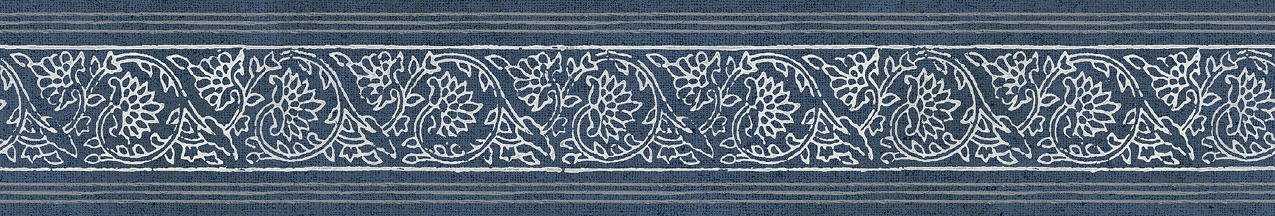 Carved Floral Wallpaper Border Wallpaper Border Chesapeake Spool Blue