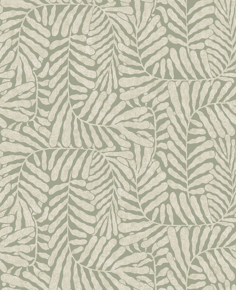 Gabriel Fern Wallpaper Wallpaper A-Street Prints Double Roll Moss 
