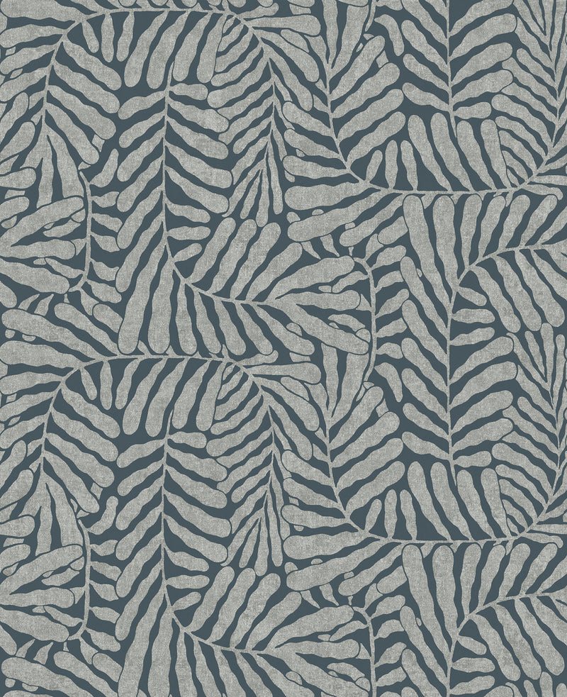 Gabriel Fern Wallpaper Wallpaper A-Street Prints Double Roll Teal 