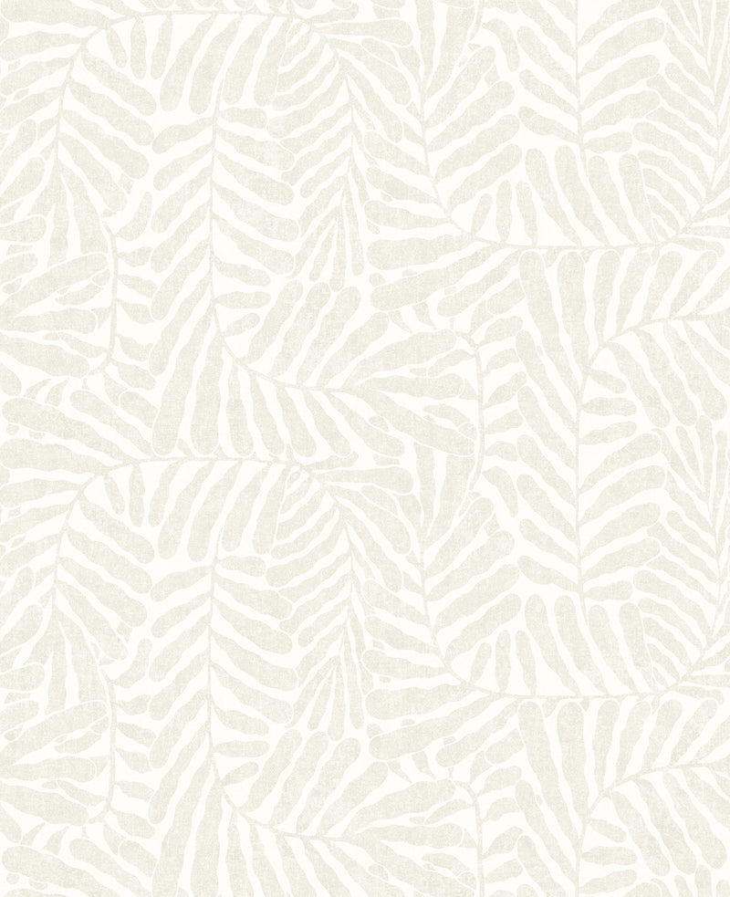 Gabriel Fern Wallpaper Wallpaper A-Street Prints Double Roll Pearl 