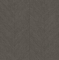 Kallam Chevron Wallpaper Wallpaper A-Street Prints Double Roll Espresso 