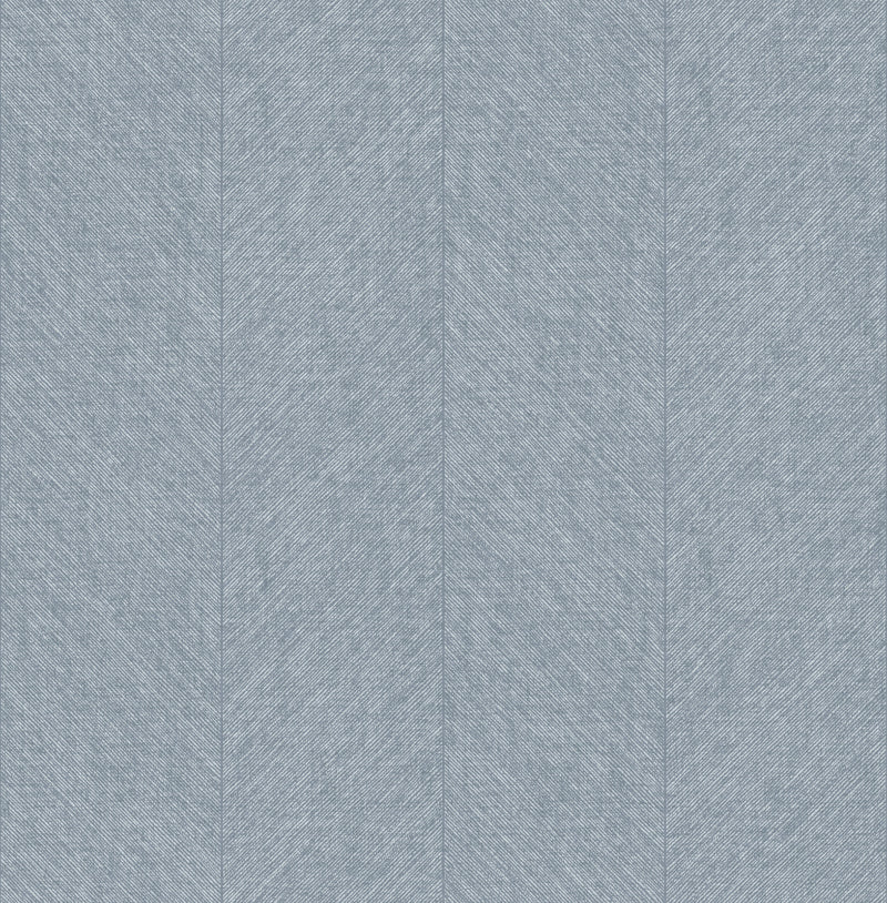 Kallam Chevron Wallpaper Wallpaper A-Street Prints Double Roll Light Blue 