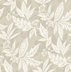 Anita Woodland Floral Wallpaper Wallpaper A-Street Prints Double Roll Beige 