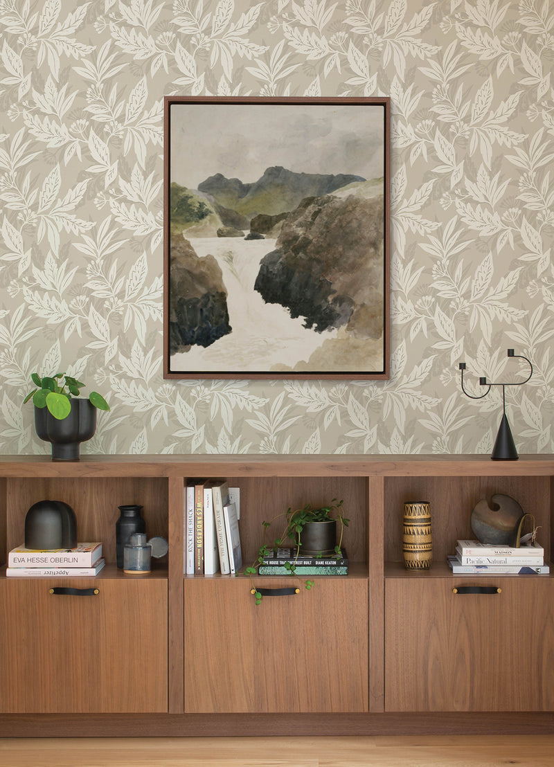 Anita Woodland Floral Wallpaper Wallpaper A-Street Prints   