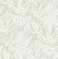 Anita Woodland Floral Wallpaper Wallpaper A-Street Prints Double Roll Dove 