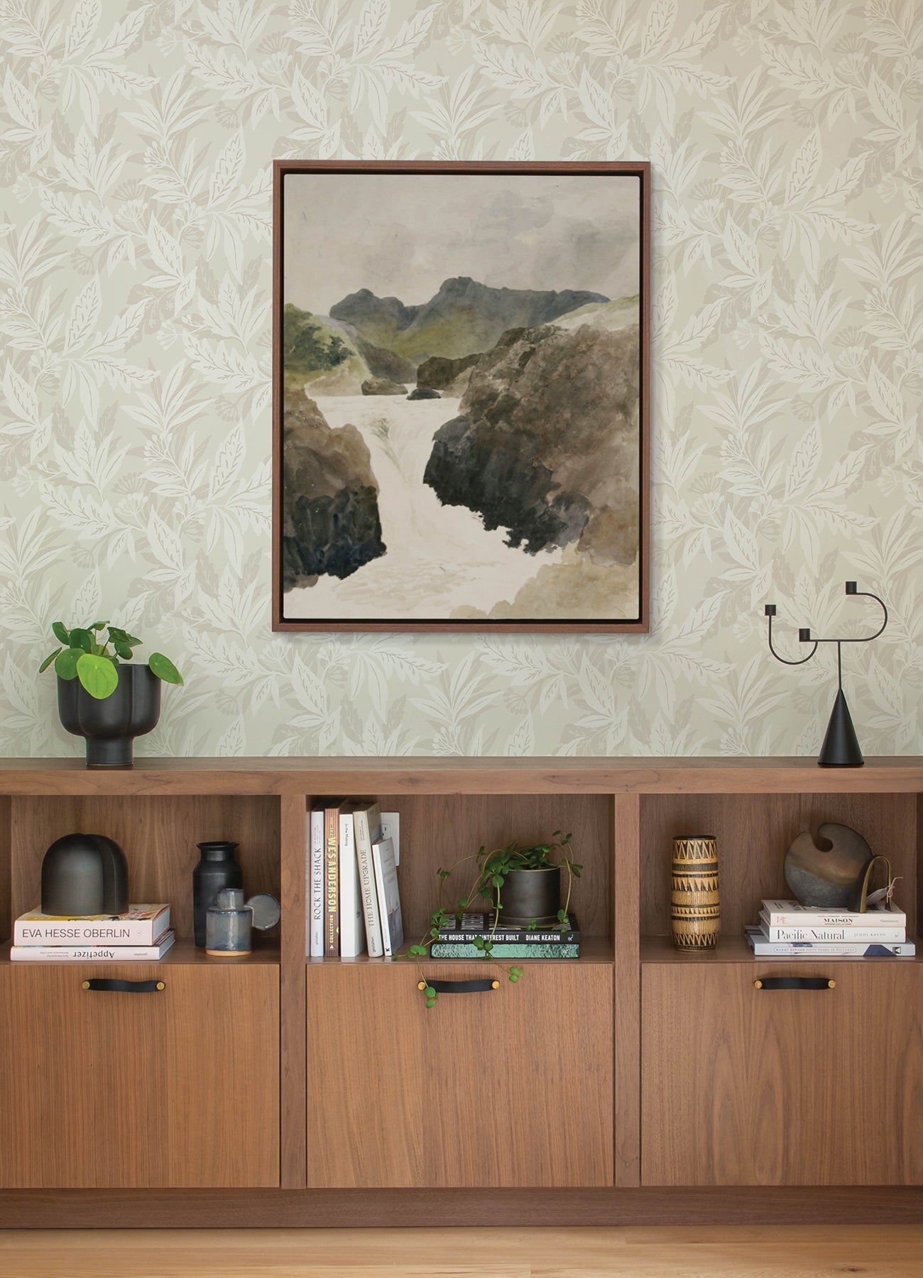 Anita Woodland Floral Wallpaper Wallpaper A-Street Prints   