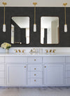 Reid Woven Geometric Wallpaper Wallpaper A-Street Prints   