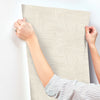 Reid Woven Geometric Wallpaper Wallpaper A-Street Prints   
