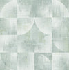Woodbine Abstract Geometric Wallpaper Wallpaper A-Street Prints Double Roll Sage 