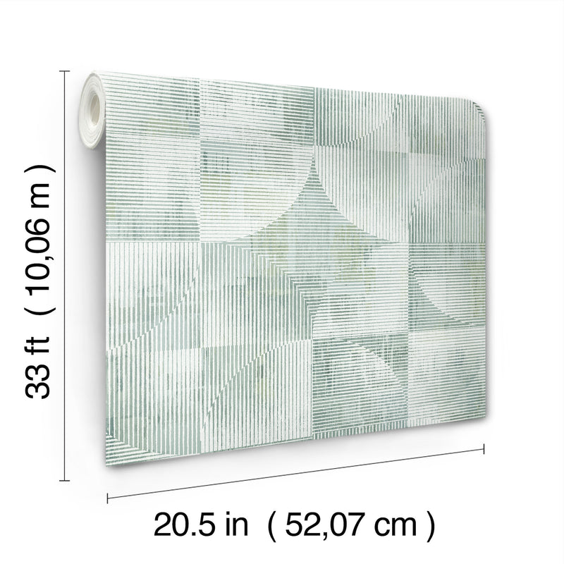 Woodbine Abstract Geometric Wallpaper Wallpaper A-Street Prints   