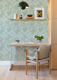 Woodbine Abstract Geometric Wallpaper Wallpaper A-Street Prints   