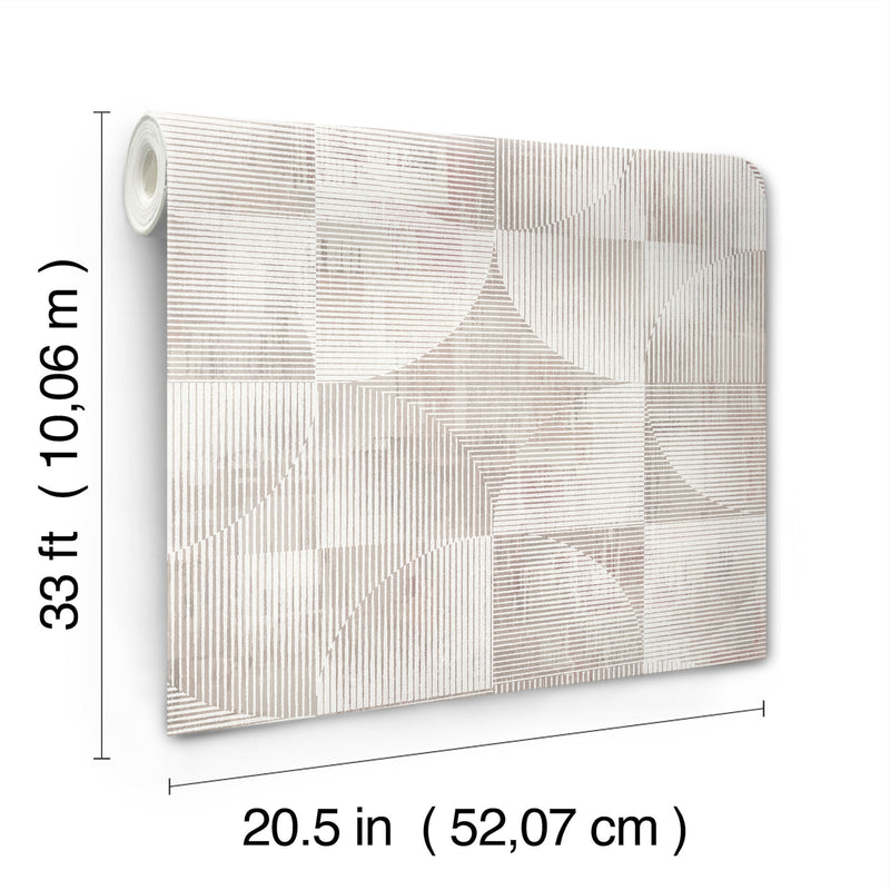 Woodbine Abstract Geometric Wallpaper Wallpaper A-Street Prints   