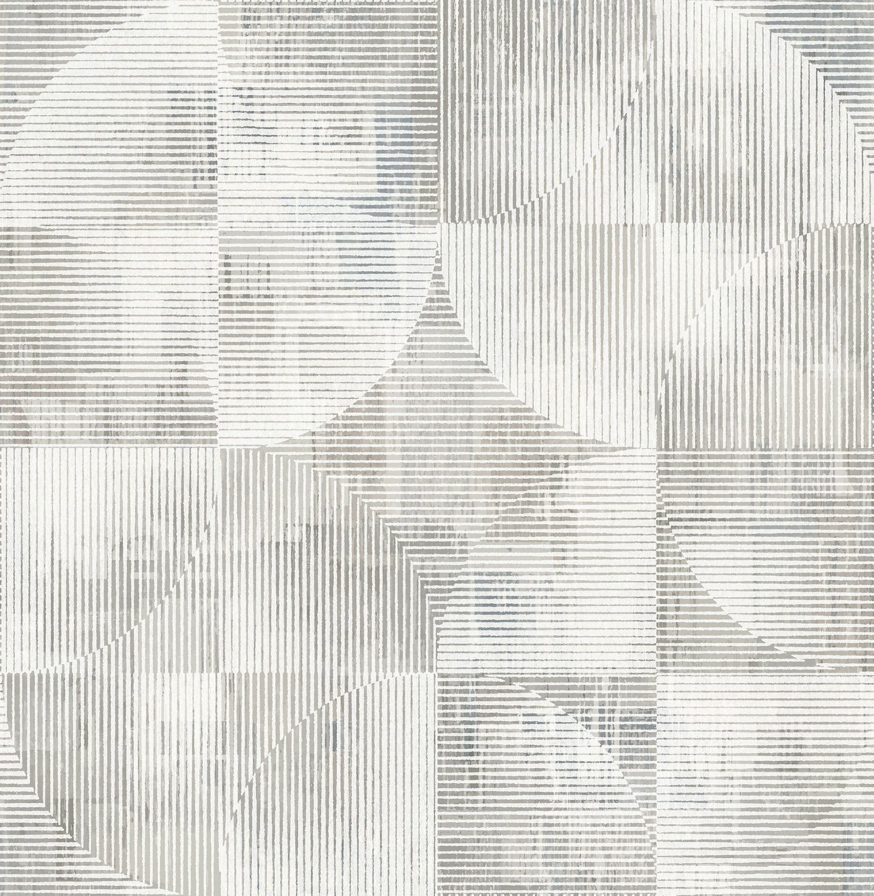 Woodbine Abstract Geometric Wallpaper Wallpaper A-Street Prints Double Roll Neutral 