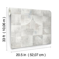Woodbine Abstract Geometric Wallpaper Wallpaper A-Street Prints   