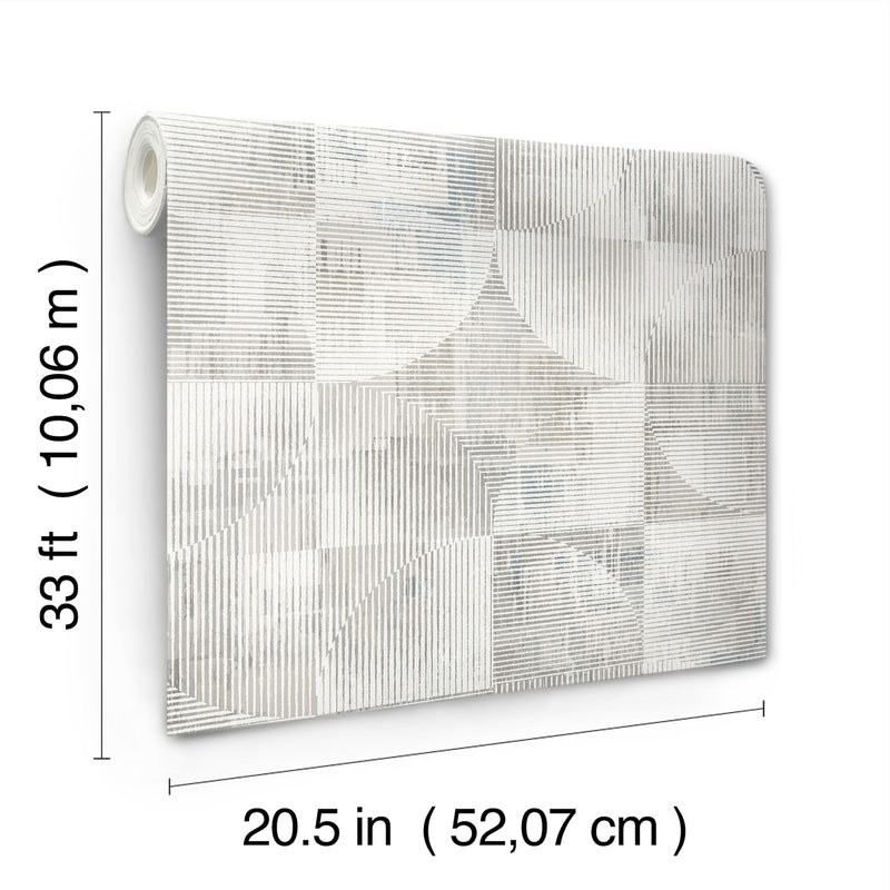 Woodbine Abstract Geometric Wallpaper Wallpaper A-Street Prints   