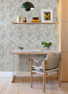 Woodbine Abstract Geometric Wallpaper Wallpaper A-Street Prints   