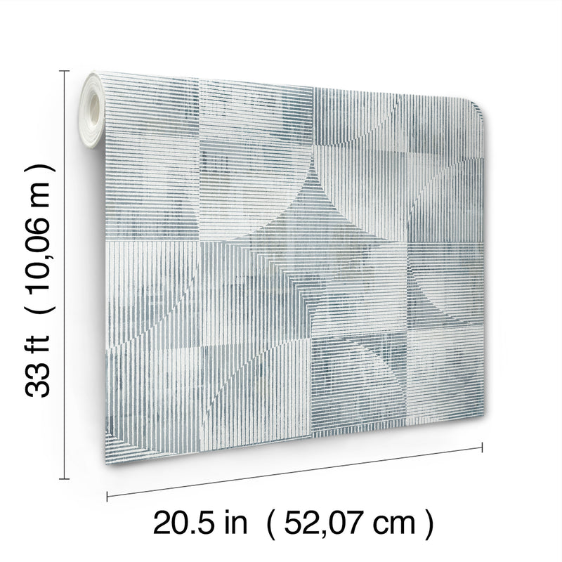 Woodbine Abstract Geometric Wallpaper Wallpaper A-Street Prints   