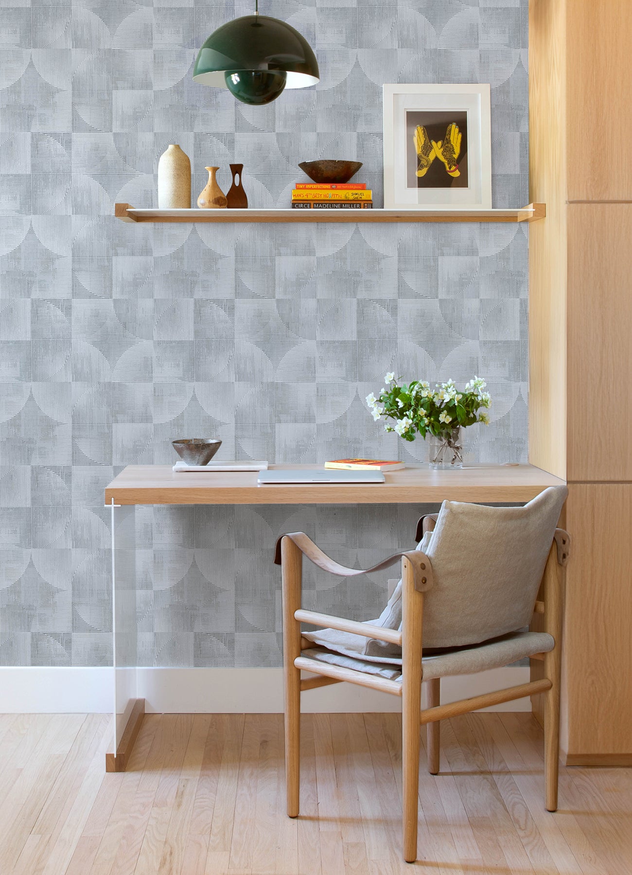 Woodbine Abstract Geometric Wallpaper Wallpaper A-Street Prints   