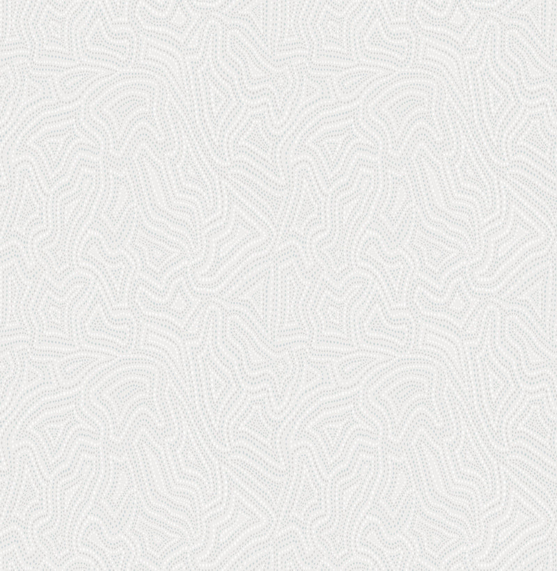 Hollenback Dotted Abstract Wallpaper Wallpaper A-Street Prints Double Roll Pearl 