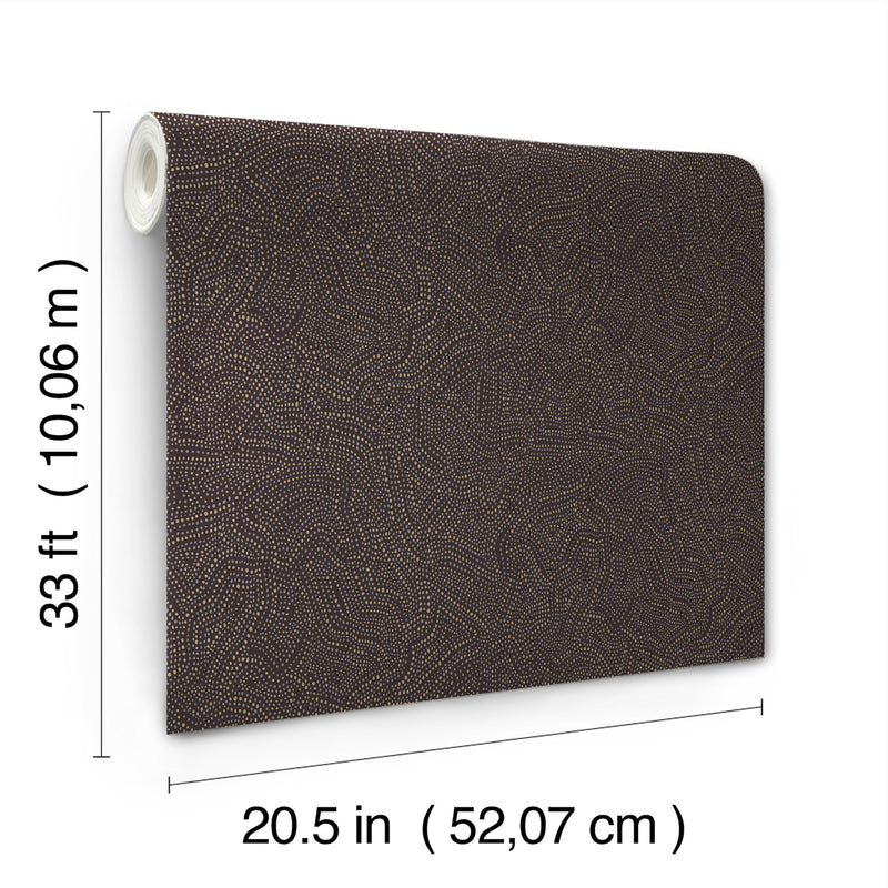 Hollenback Dotted Abstract Wallpaper Wallpaper A-Street Prints   