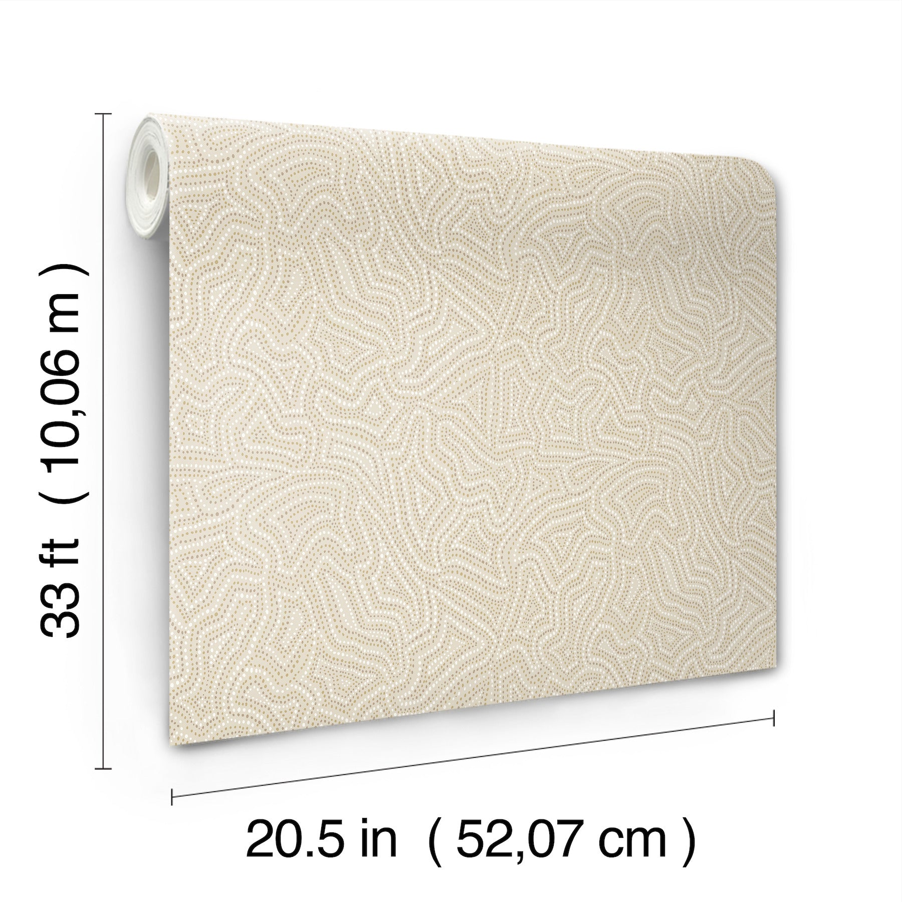 Hollenback Dotted Abstract Wallpaper Wallpaper A-Street Prints   