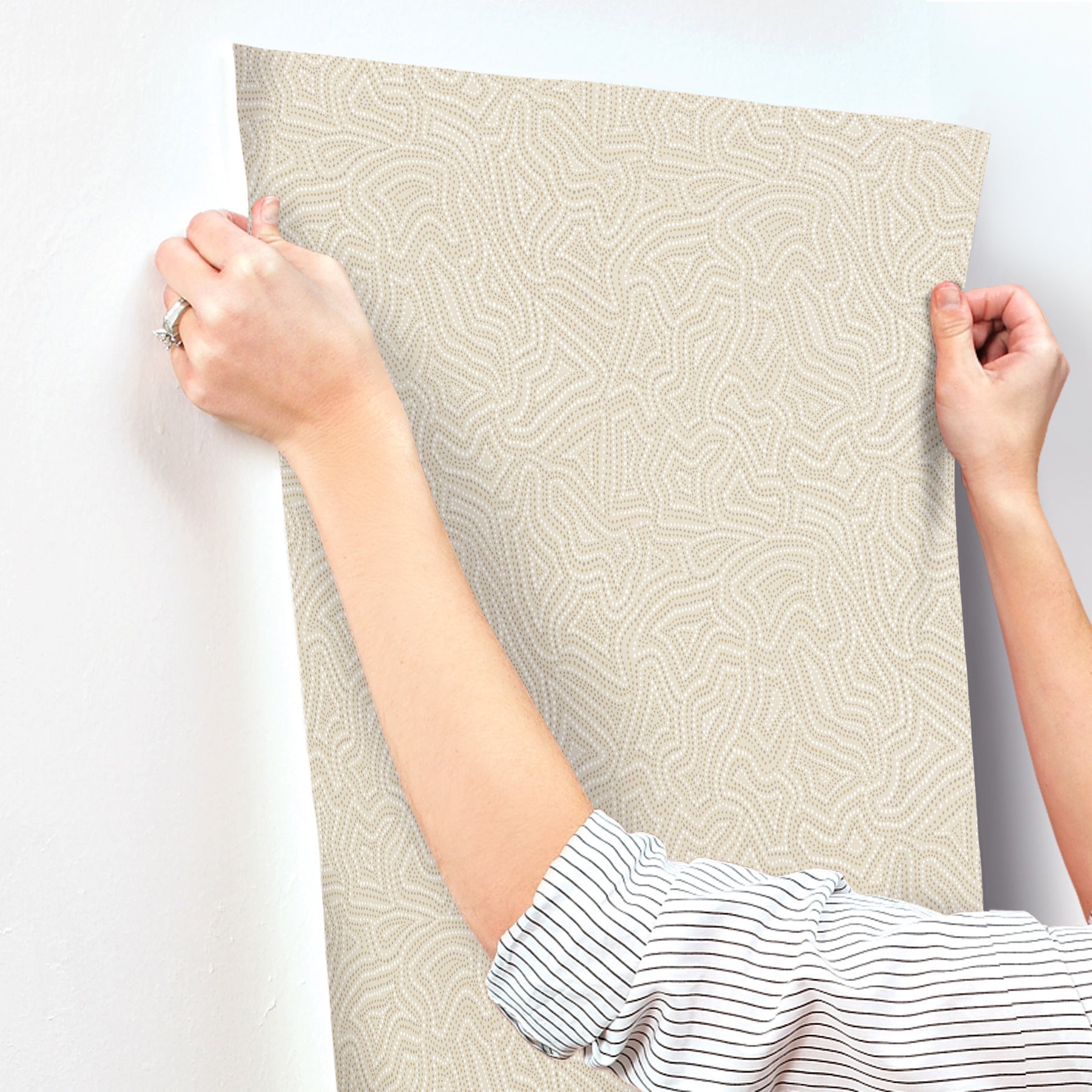 Hollenback Dotted Abstract Wallpaper Wallpaper A-Street Prints   
