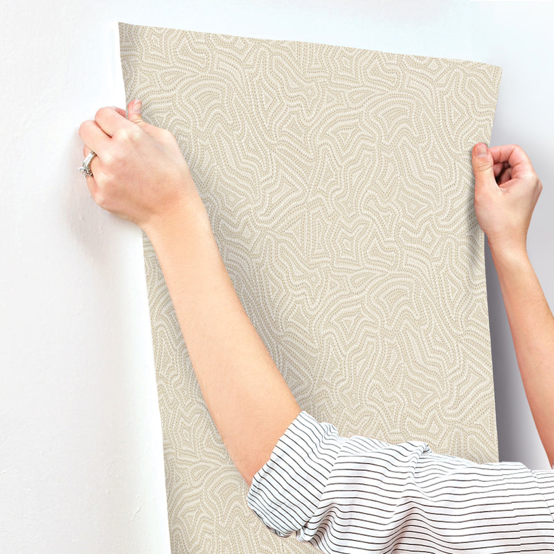 Hollenback Dotted Abstract Wallpaper Wallpaper A-Street Prints   