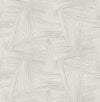 Reid Woven Geometric Wallpaper Wallpaper A-Street Prints Double Roll Grey 