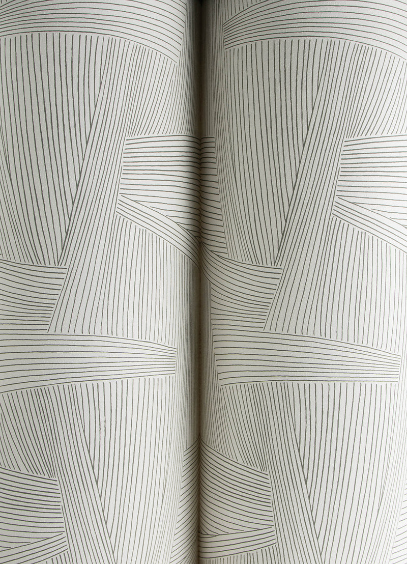 Reid Woven Geometric Wallpaper Wallpaper A-Street Prints   