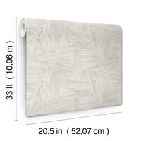 Reid Woven Geometric Wallpaper Wallpaper A-Street Prints   