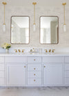 Reid Woven Geometric Wallpaper Wallpaper A-Street Prints   