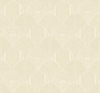 Meyberg Geometric Wallpaper Wallpaper A-Street Prints Double Roll Khaki 
