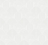 Meyberg Geometric Wallpaper Wallpaper A-Street Prints Double Roll Silver 