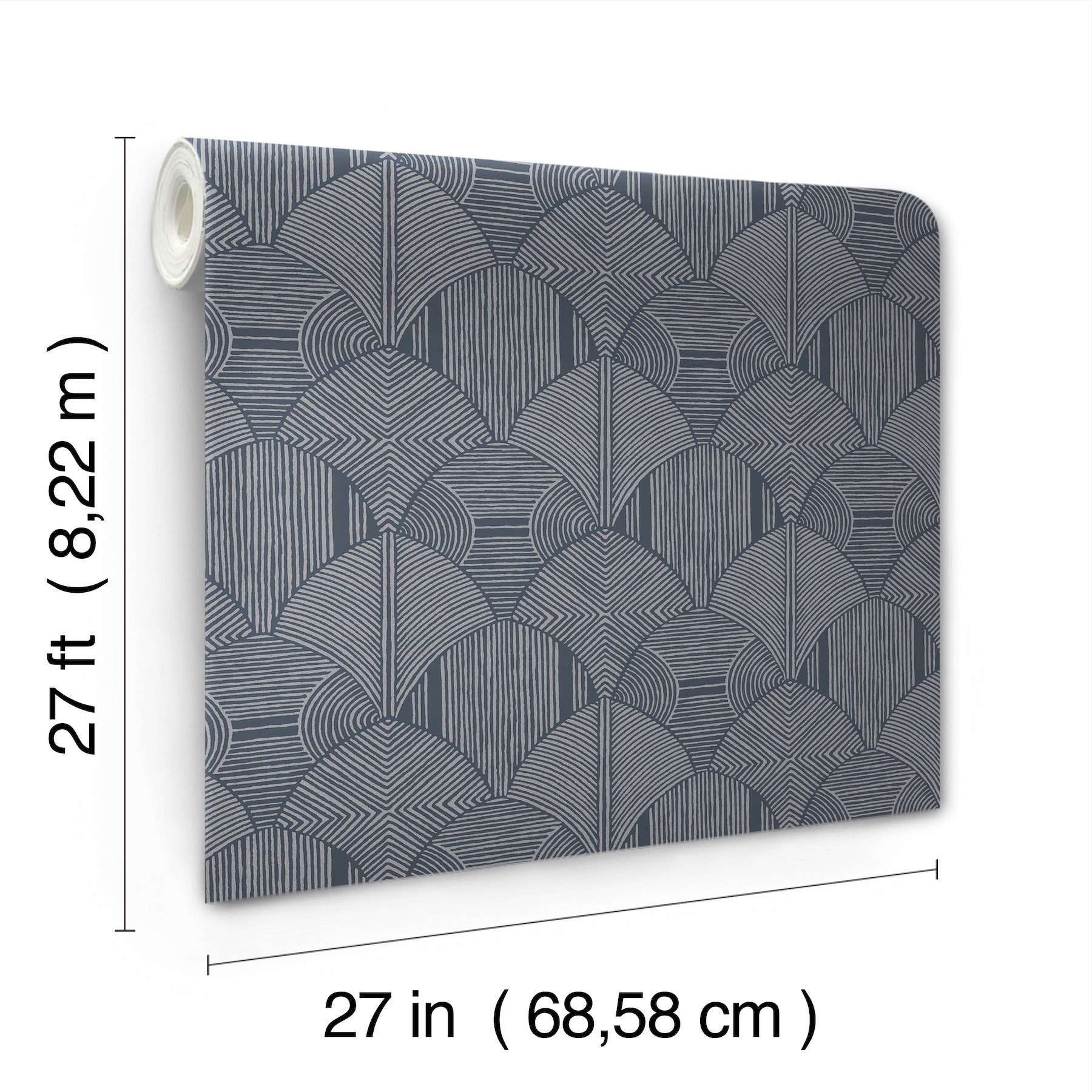 Meyberg Geometric Wallpaper Wallpaper A-Street Prints   