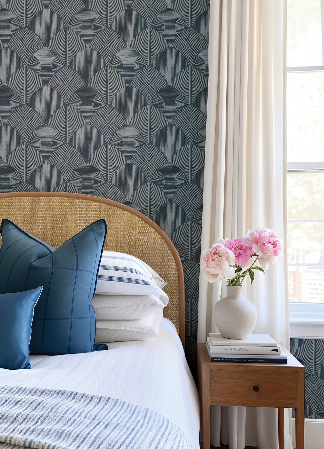 Meyberg Geometric Wallpaper Wallpaper A-Street Prints   