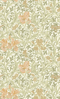 Iris Wallpaper Wallpaper A-Street Prints Roll Light Green