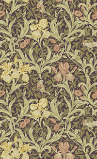 Iris Wallpaper Wallpaper A-Street Prints Roll Plum