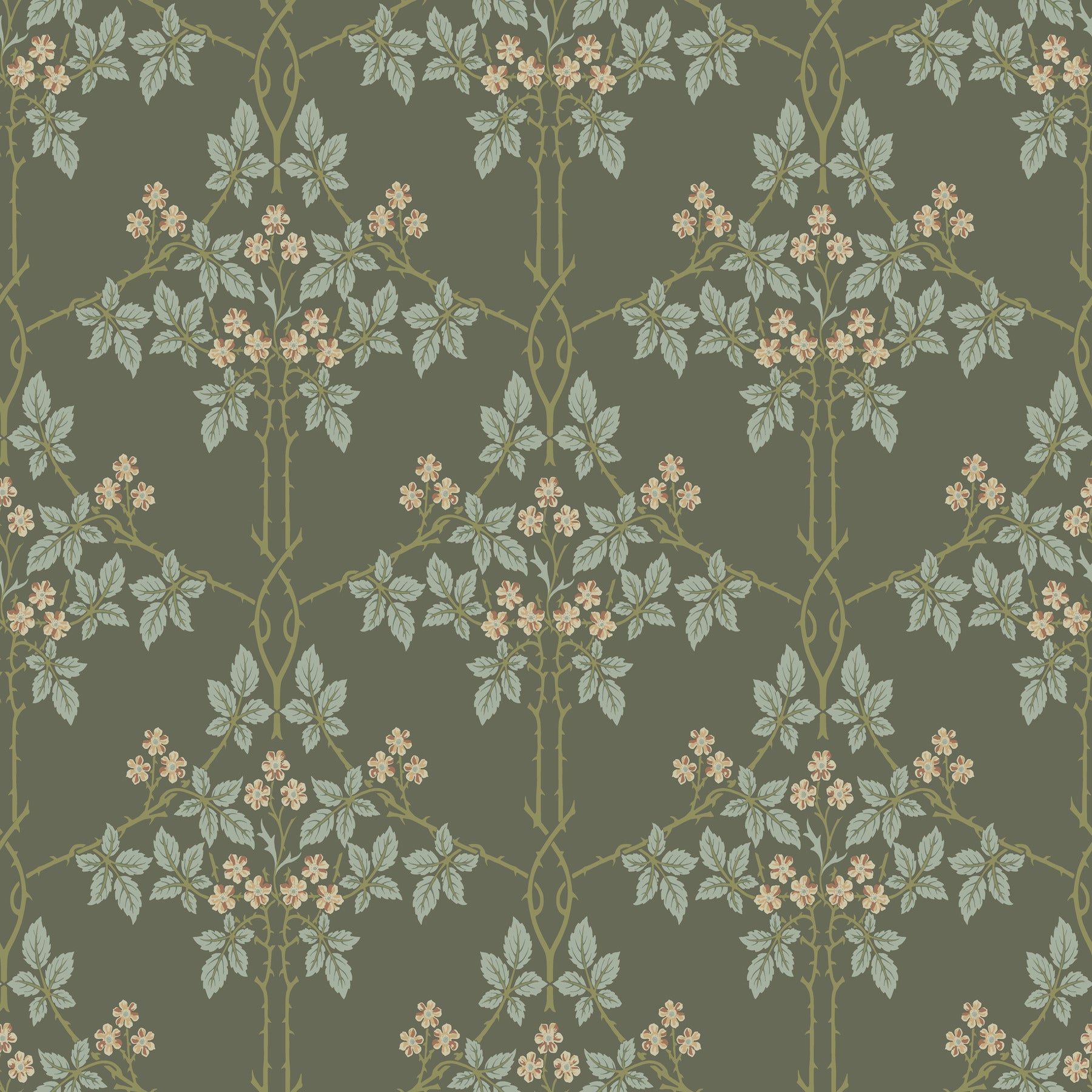 Blackberry Wallpaper Wallpaper A-Street Prints Roll Grey