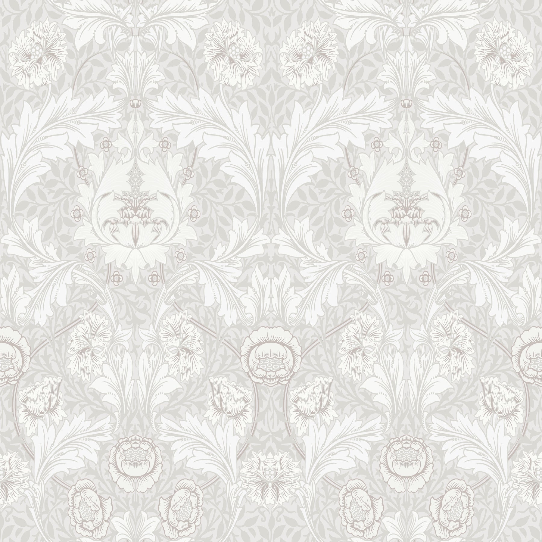 Myrtle Wallpaper Wallpaper A-Street Prints Roll Dove
