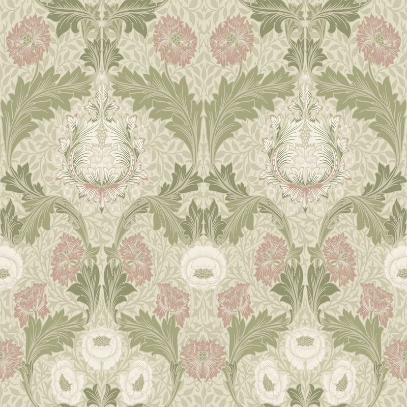 Myrtle Wallpaper Wallpaper A-Street Prints Roll Mauve