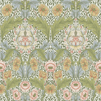 Myrtle Wallpaper Wallpaper A-Street Prints Roll Green